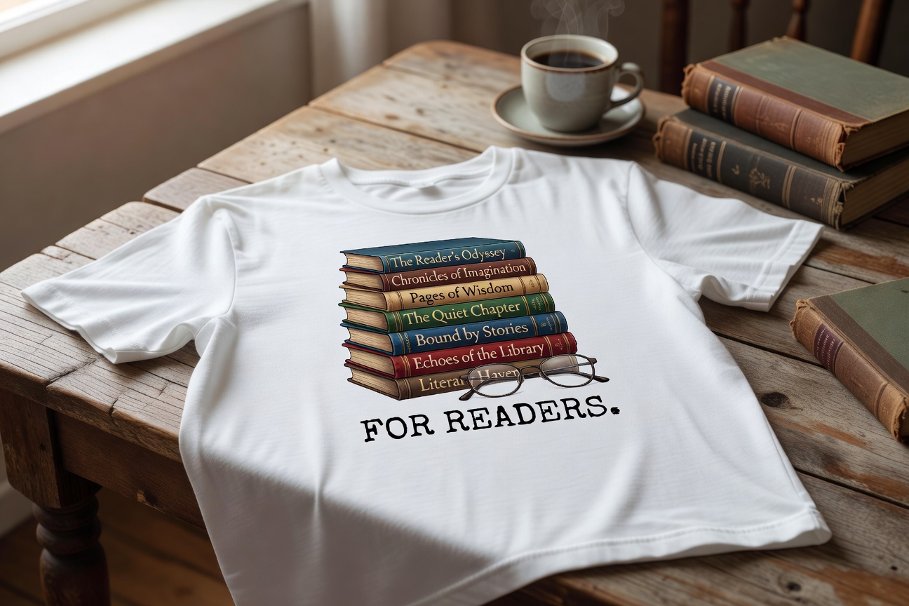 ブックスタックTシャツ